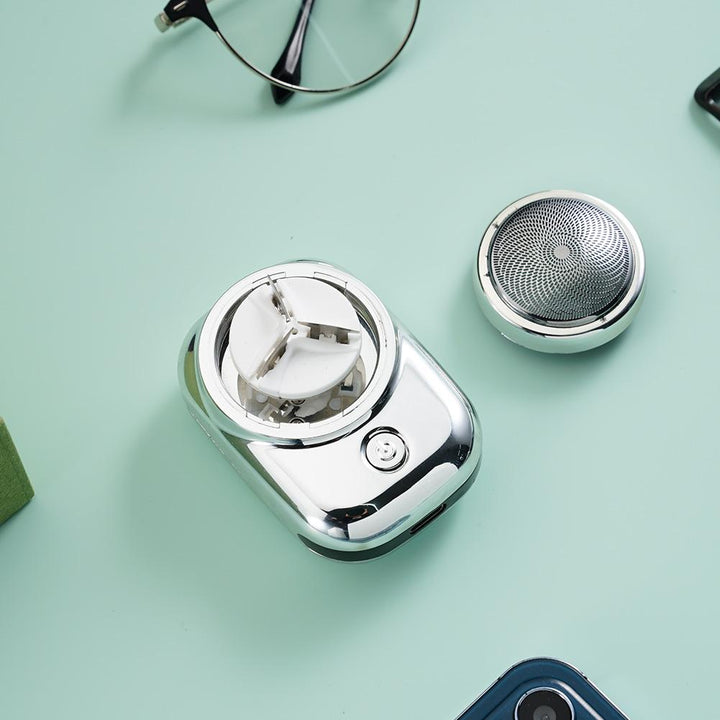 Nærbilde av Trådløs Easy Shaver barberhode, designet for glatt hud og nøyaktig hårfjerning.