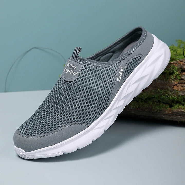 Avslappet mules halvsko for menn. Lettvekt, pustende slip-on sommersko med optimal komfort.