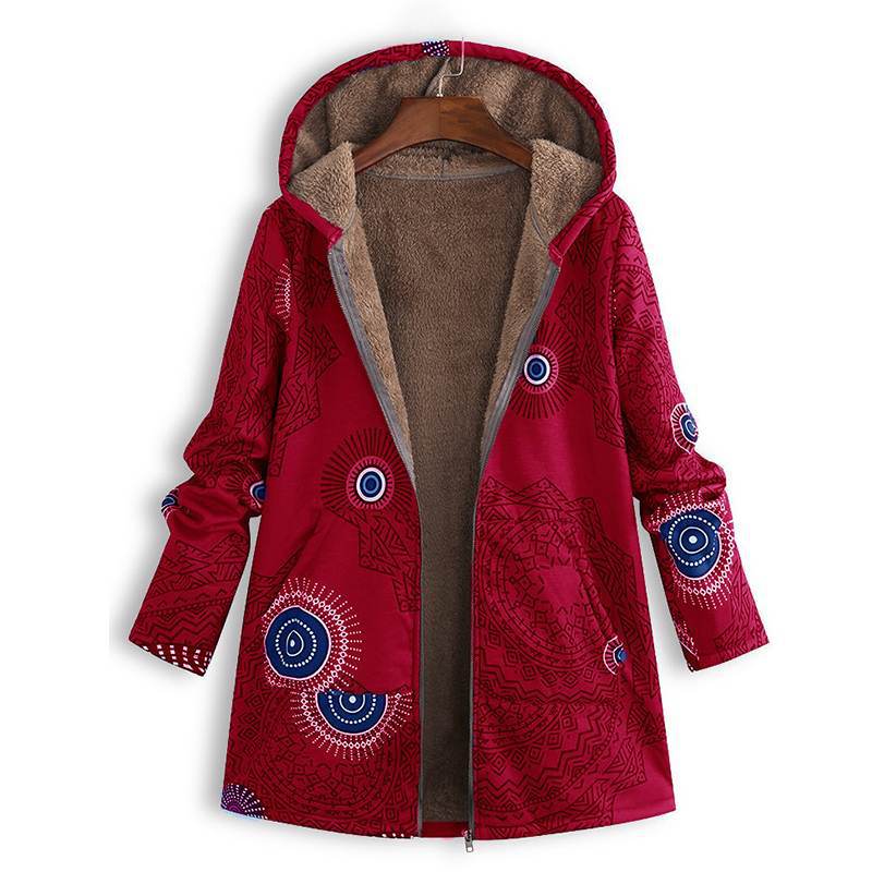 Dame lang hettejakke, ideell for fritid og hverdagsbruk om våren.