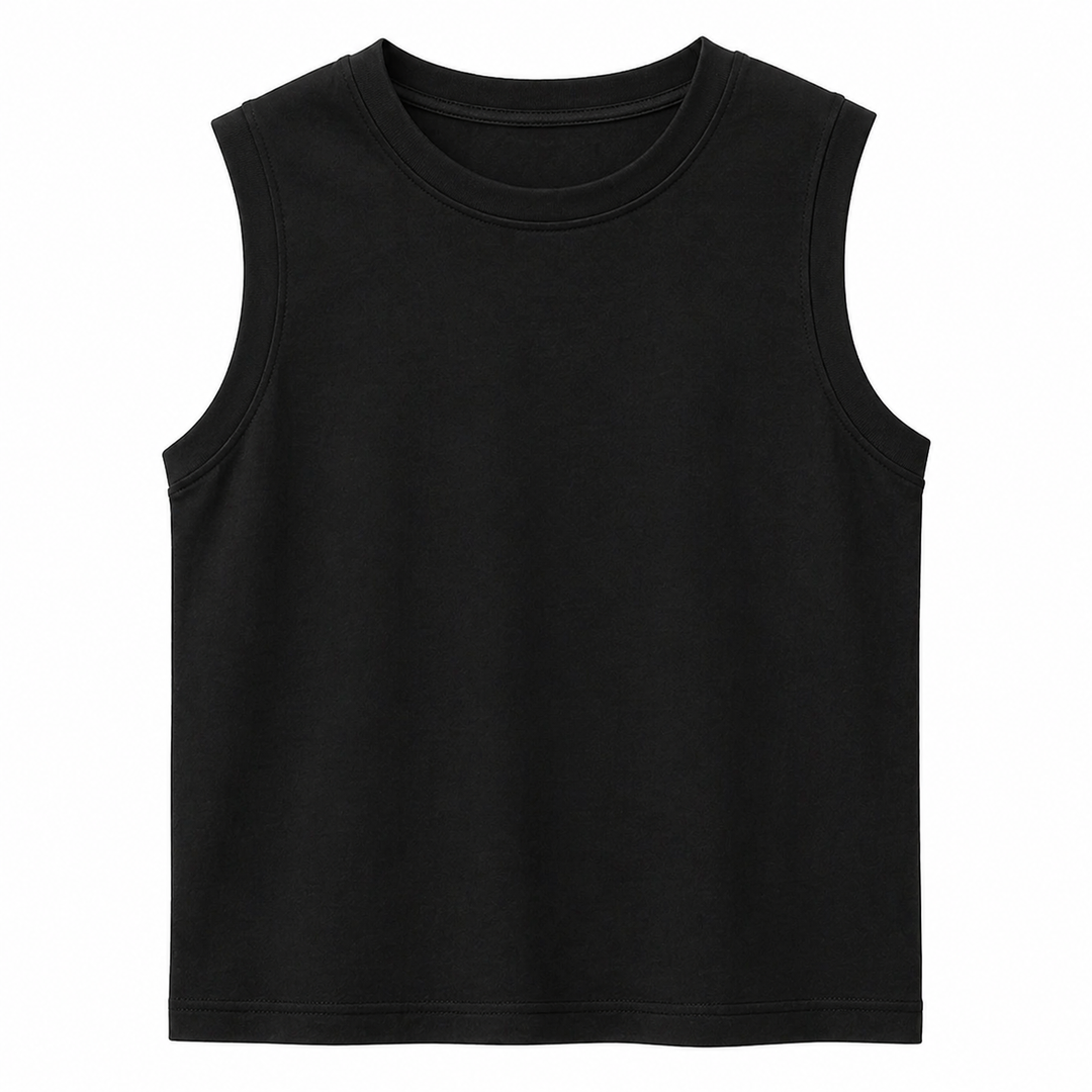 Allsidig dame singlet i hvit, ideell basic topp for sommer og hverdag.