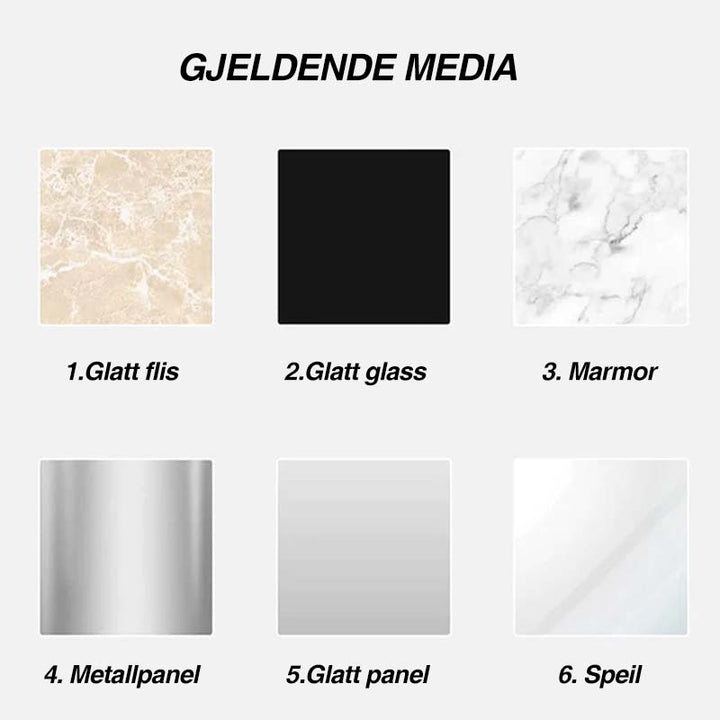 Klare roterende sugekoppkroker, diskret og funksjonell oppbevaring for et ryddig hjem.
