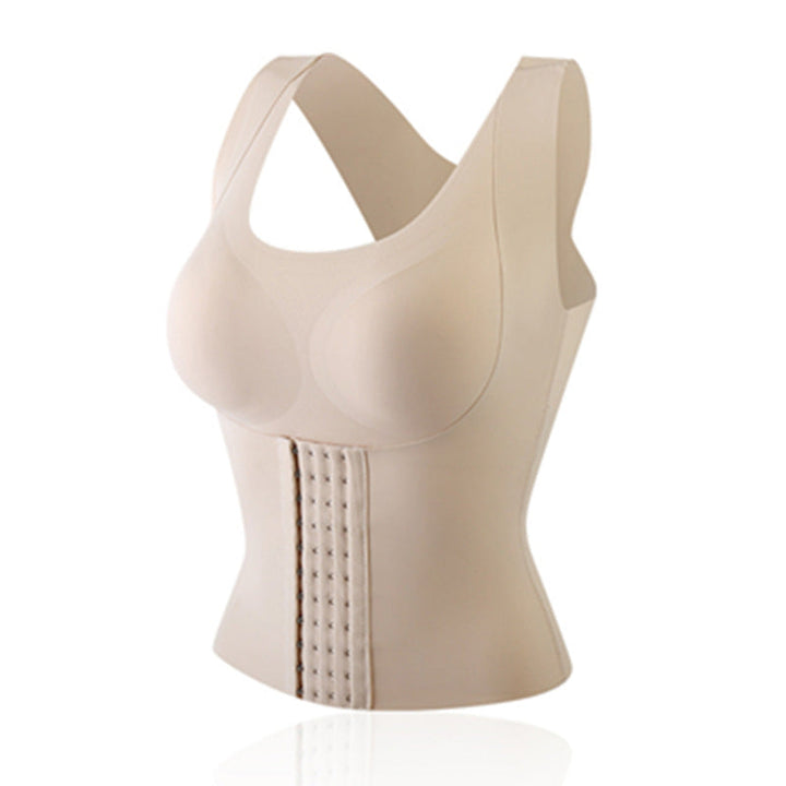 Komplett shapewear BH for kvinner, brystløft, midjeform og glatt silhuett i ett behagelig nylonplagg. Kvinneundertøy.