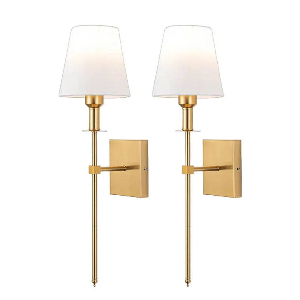 Enkel montering av trådløs oppladbar vegglampe (2-pk). Fleksibel LED-belysning til innendørs bruk.