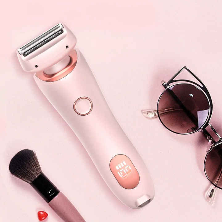 2-i-1 epilator/barbermaskin for kvinner. Vanntett design for bruk i dusjen.