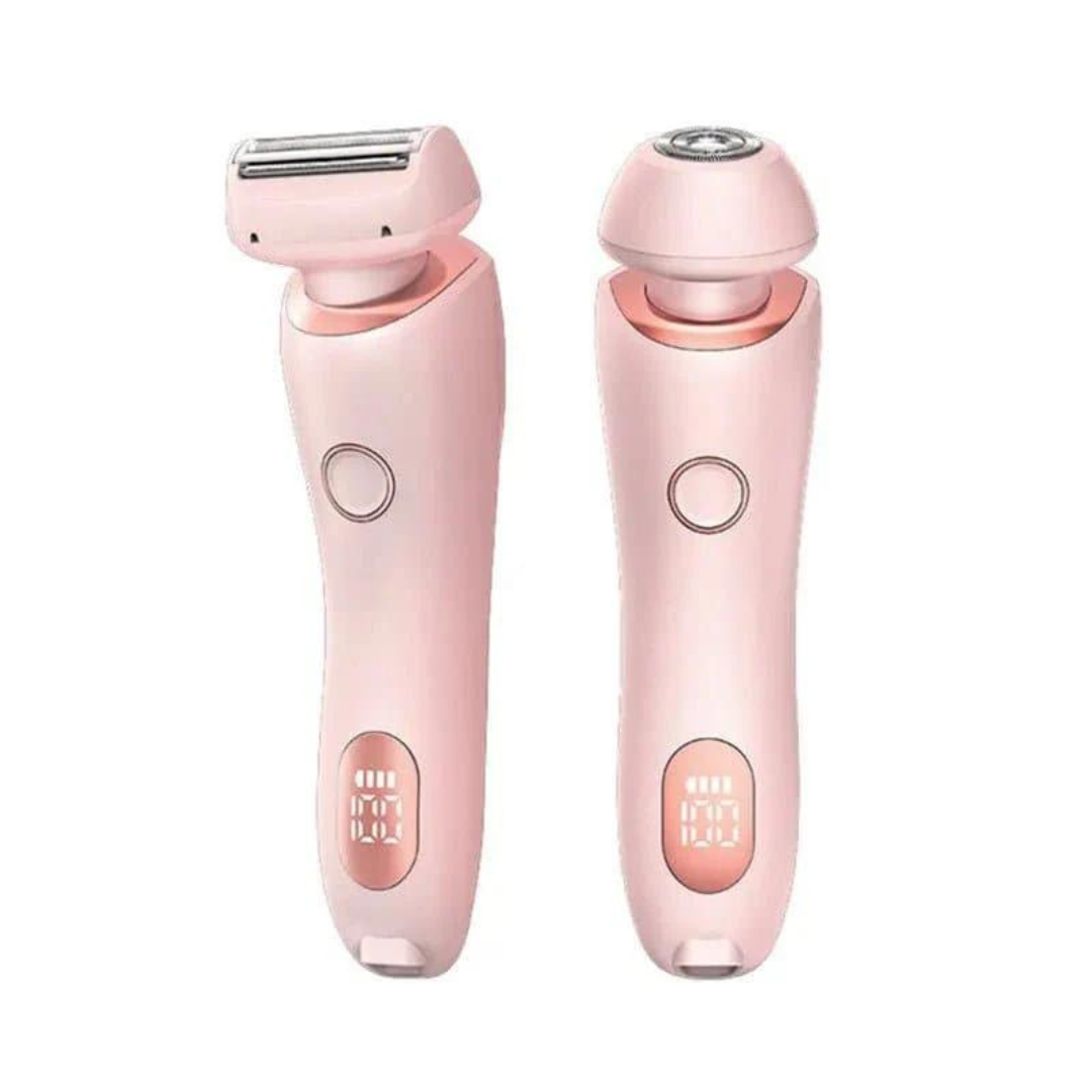 Kvinner 2-i-1 epilator for glatt hud. Perfekt for ansikt, armhuler og bikinilinje.