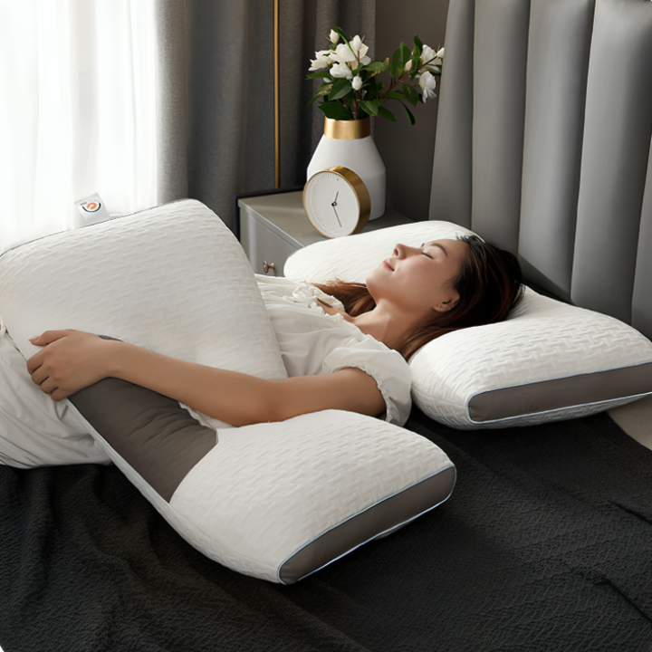 Komfortpute for nakke og skuldre. Ergonomisk designet for smertelindring og dypere søvn.