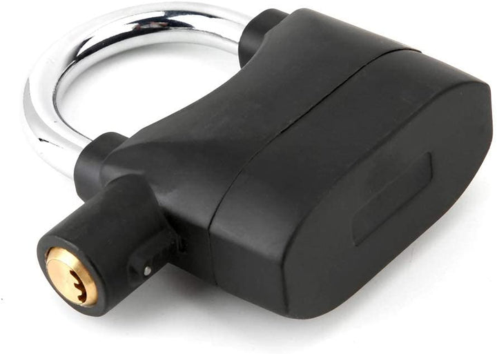 Kraftig alarmhengelås for motorsykkel og sykkel, med 110dB sirene og vanntette egenskaper.