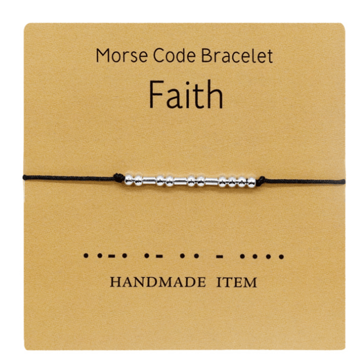 Unisex morsekode armbånd i kobber. Uttrykk din hemmelige melding.