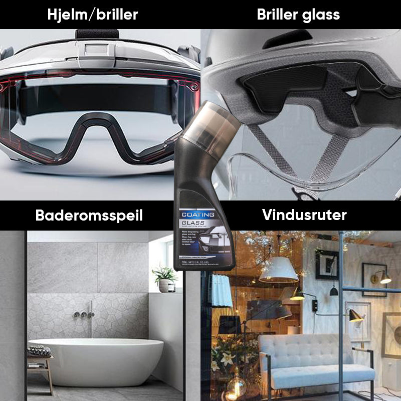 Vinterutstyr: Duggfjerner for skibriller, bilruter og speil, sikrer klart syn i kulde.