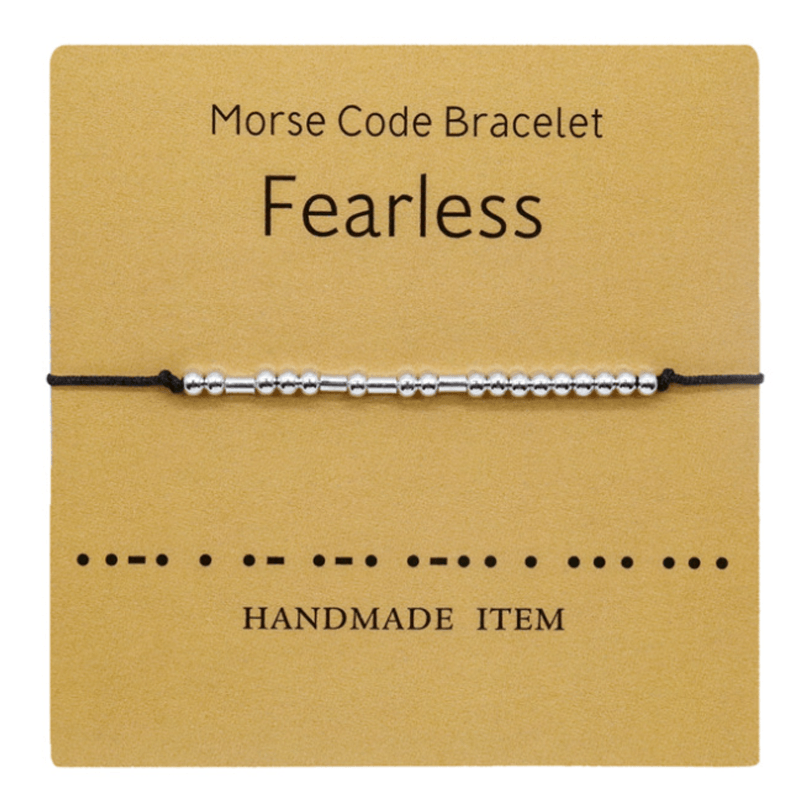 Tilbehør: Unisex morsekode armbånd. Din personlige hemmelighet.