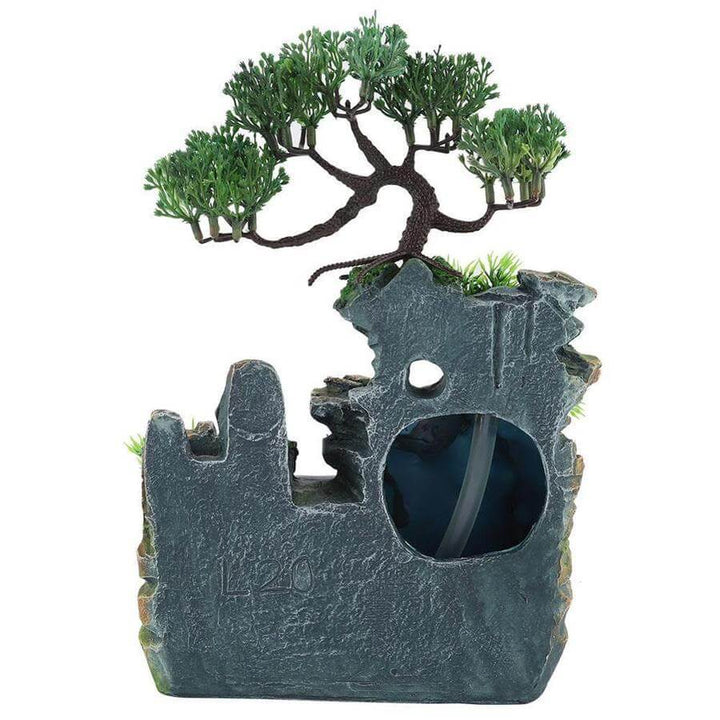 Moderne ledfontene for bord, en fengshui-inspirert dekorasjon som gir avslappende lyd og visuell fred.