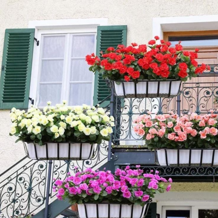 Realistiske kunstige blomsterbuketter for all dekor. Langvarig skjønnhet uten stell i hagen.
