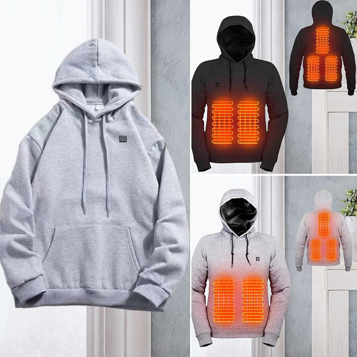 Varmende polyester hettegenser med USB-strøm for herre, ditt valg for vinterkomfort. [[lstfy-media:10]]