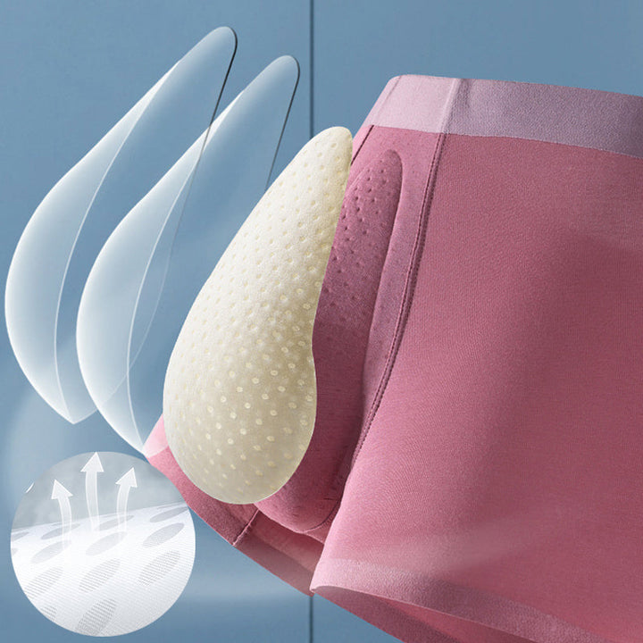 Myke menns undertøy boksershorts med støtte, ideell for daglig komfort og mot gnaging.