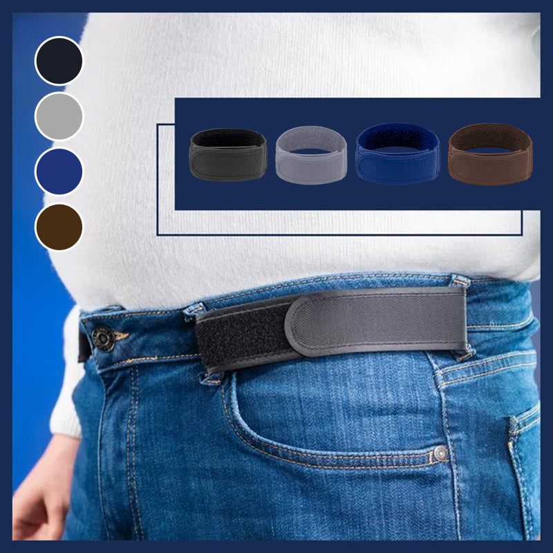 Unisex spenneløse belter (2-pakning) for optimal komfort. Elastisk buksebelte uten spenne, perfekt til hverdags.