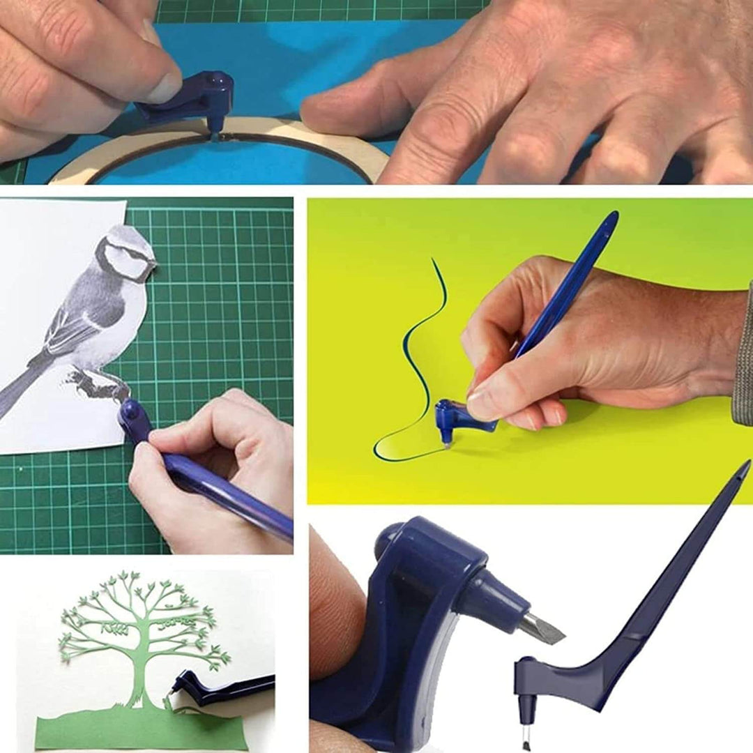 Optimalt kutteverktøy for kreative sjablonger, scrapbooking og DIY-prosjekter med presisjon.