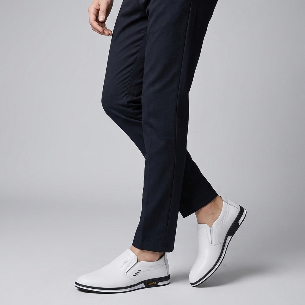 Elegante herresko i premium lær. Klassiske skinnsko for menn som verdsetter stil og komfort.