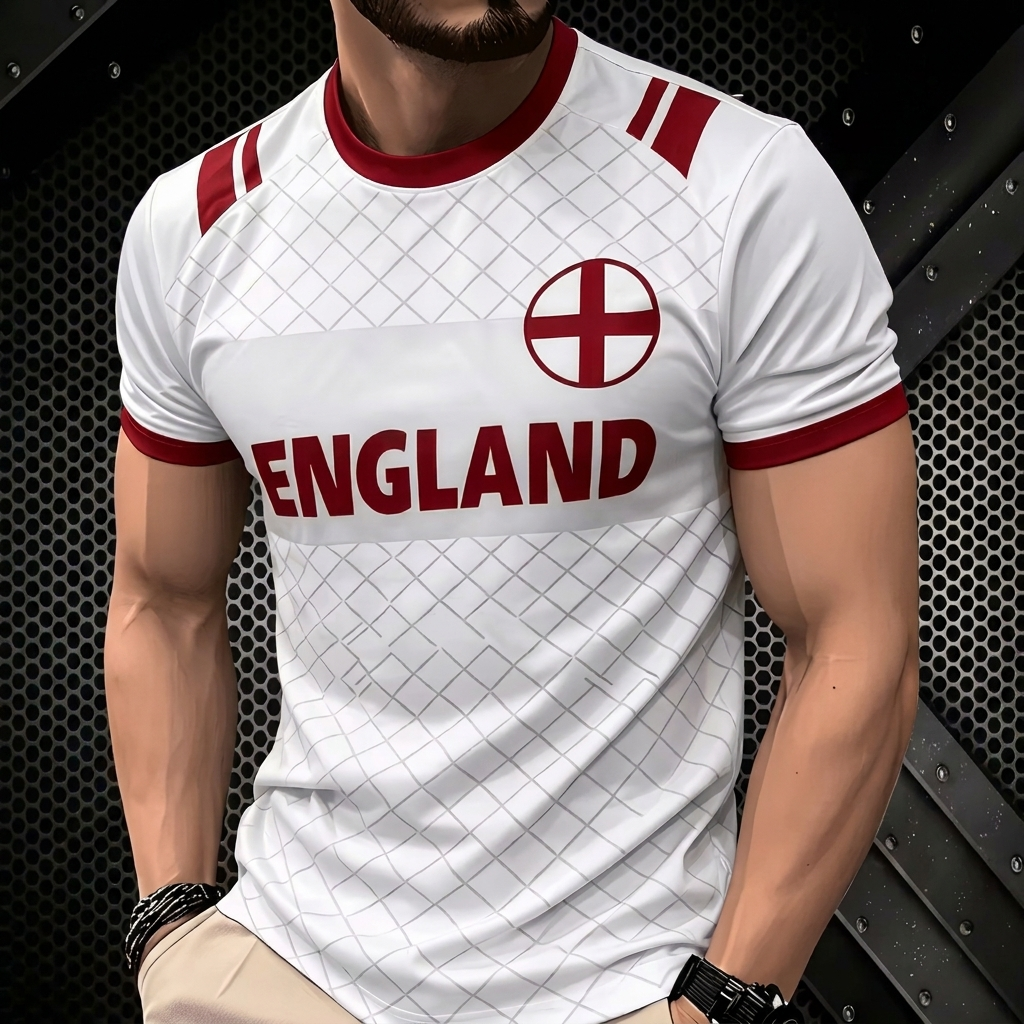 Unisex kort erme fotball T-skjorte for VM 2026. Perfekt supporter T-skjorte i polyester for herre/dame.
