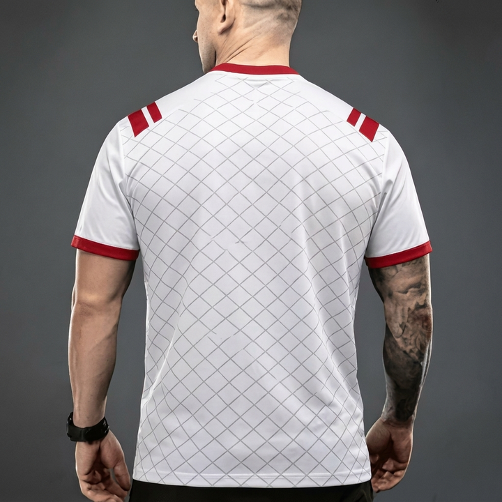 Komfortabel unisex fotball T-skjorte i polyester, kortermet design for VM 2026. Ideell fritids- og sportsklær.