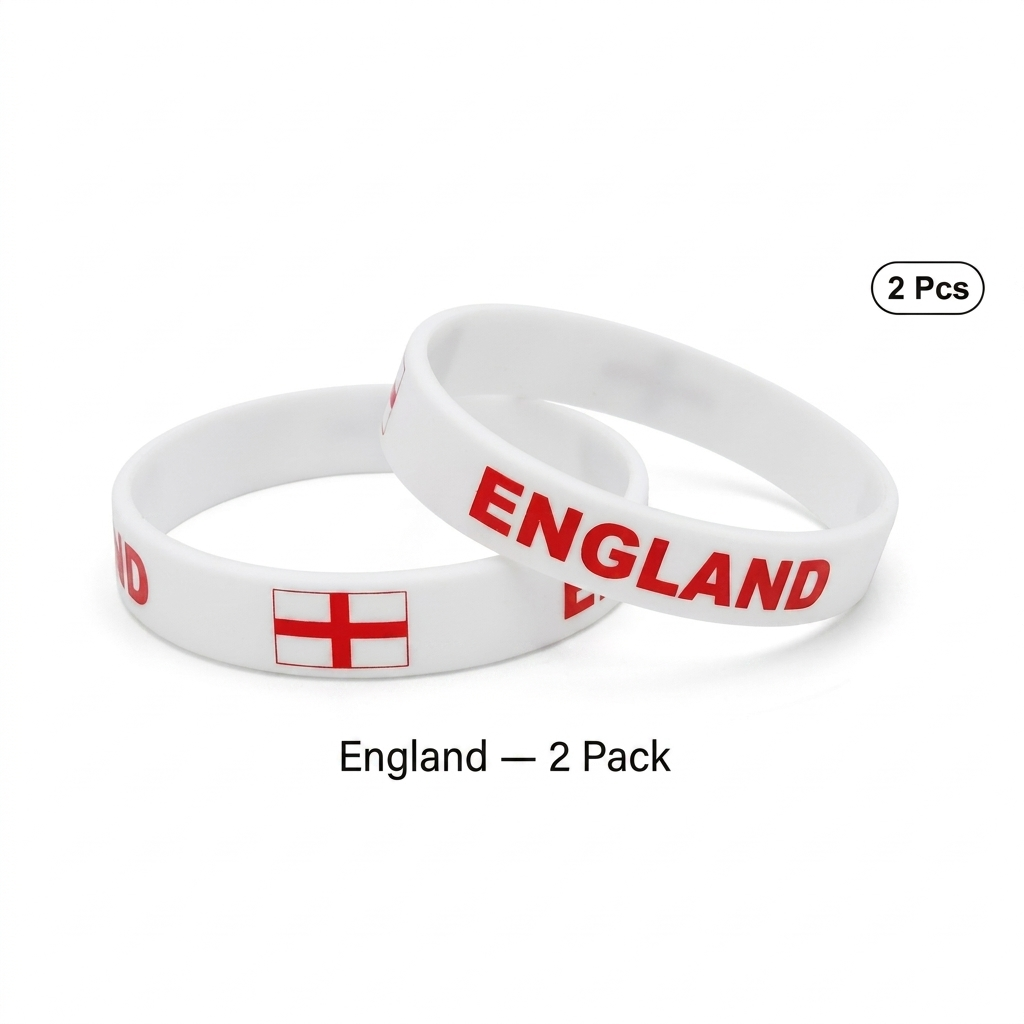 Premium fotball armbånd sett for WC2026. Vis din landslagsånd med dette essensielle supporterutstyret.