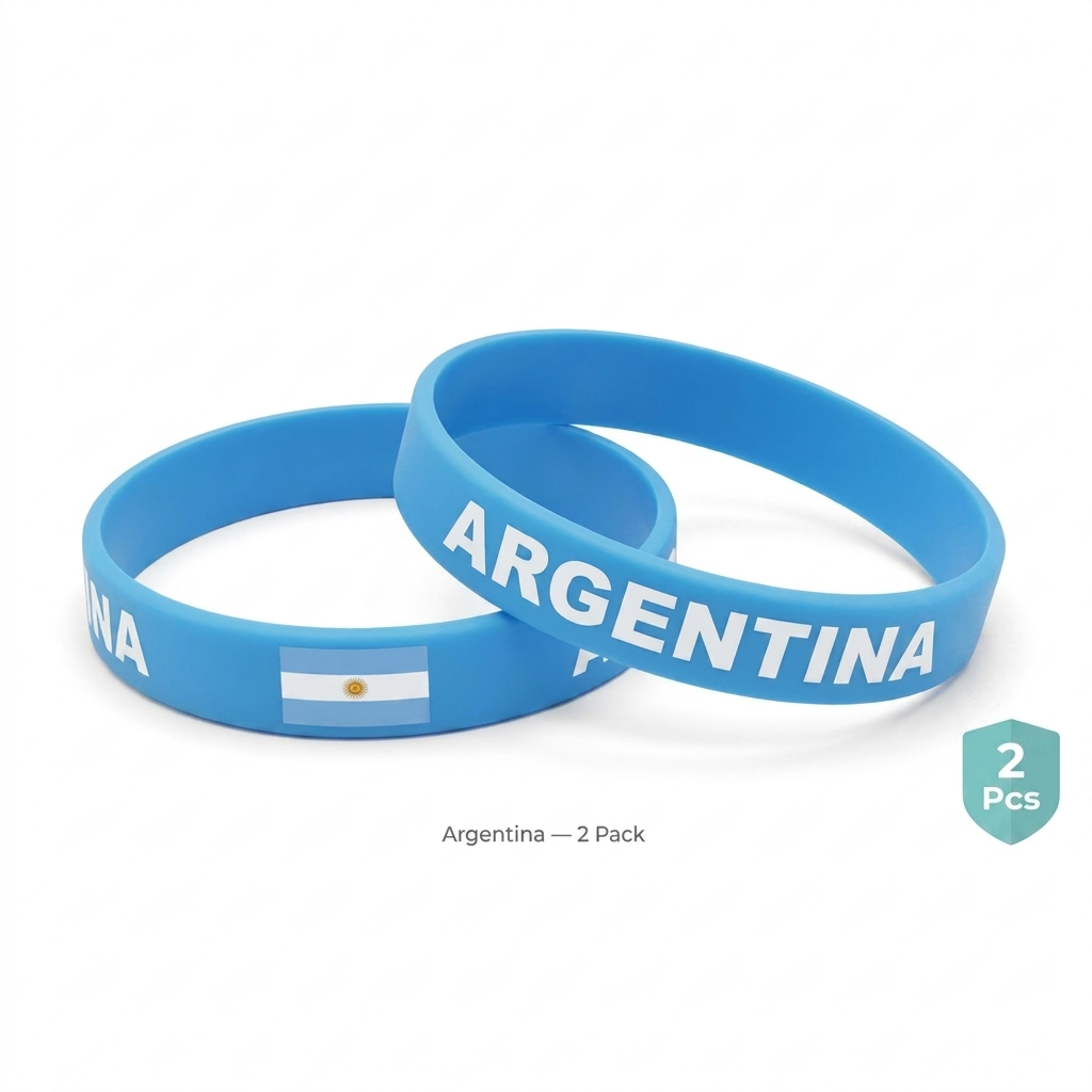 WC2026 fotball supporter armbånd. Trendy sportsutstyr for ekte fotballfans, ideelt for kampdag og fest.