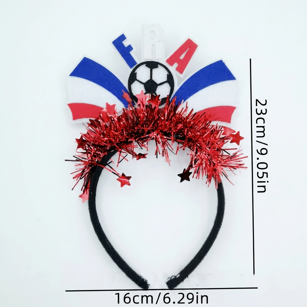 Fotballtilbehør for VM 2026. Heiahodebånd i nasjonsfarger, perfekt for både menn og kvinner.