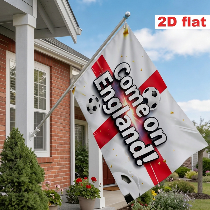 Kvalitets England fotball heiebanner. Vis din stolthet og støtte laget på kampdag med dette nasjonale supporterutstyret.
