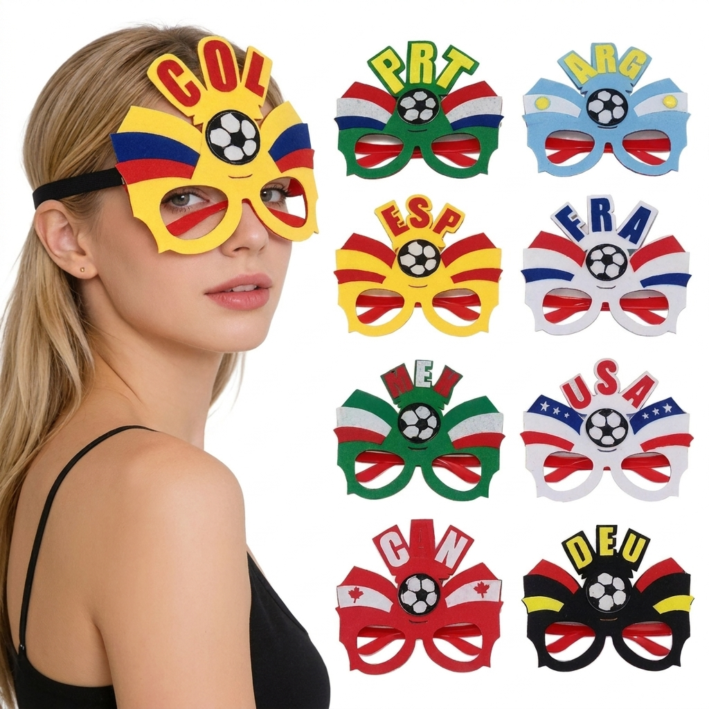 Unisex fotball supporter hårbånd for WC2026. Perfekt til kampdag og viser lagånd.