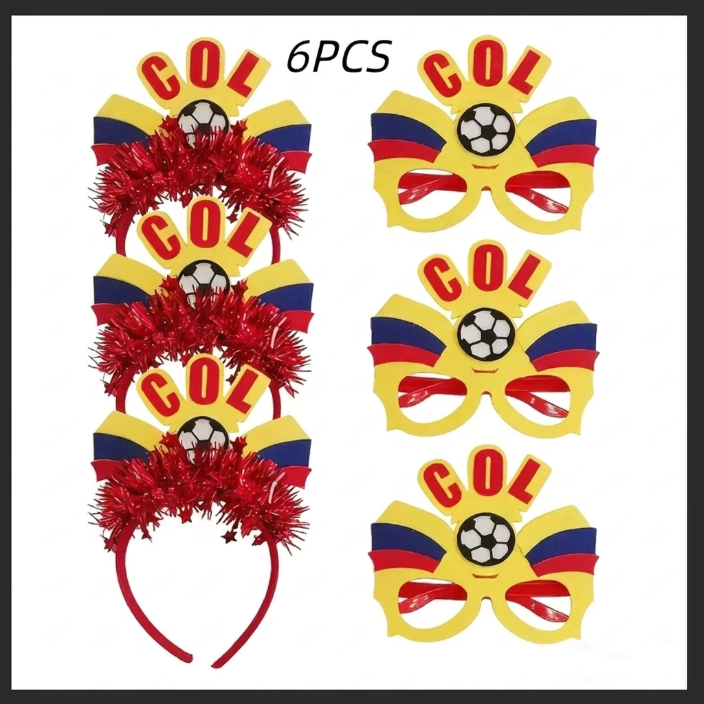 Fotball hårbånd for supportere. Unisex design, flott tilbehør for kampdag og WC2026.