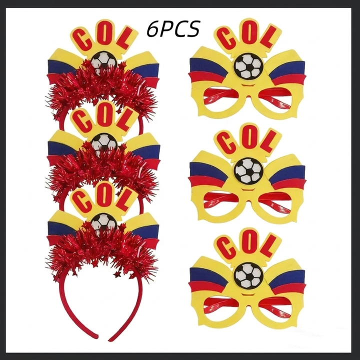 Fotball hårbånd for supportere. Unisex design, flott tilbehør for kampdag og WC2026.