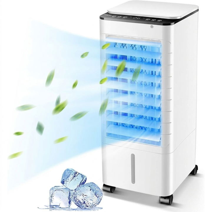 Ventilfri 3-i-1 luftkjøler WC2026 med kjøling, fukter og rensing for et sunt inneklima i hjemmet/kontoret.
