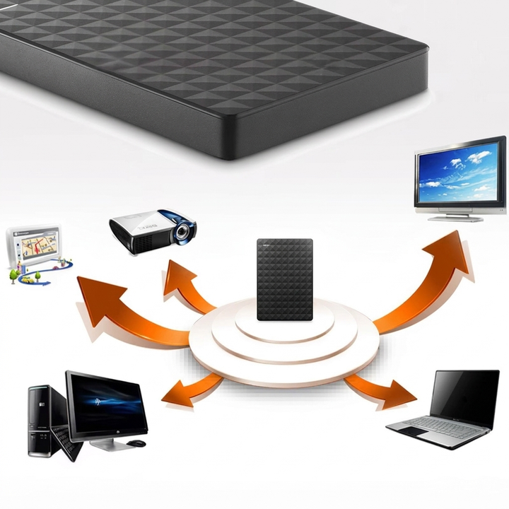 Kompakt og robust ekstern harddisk USB 3.0. Effektiv datalagring og backup for PC, Mac, konsoll.