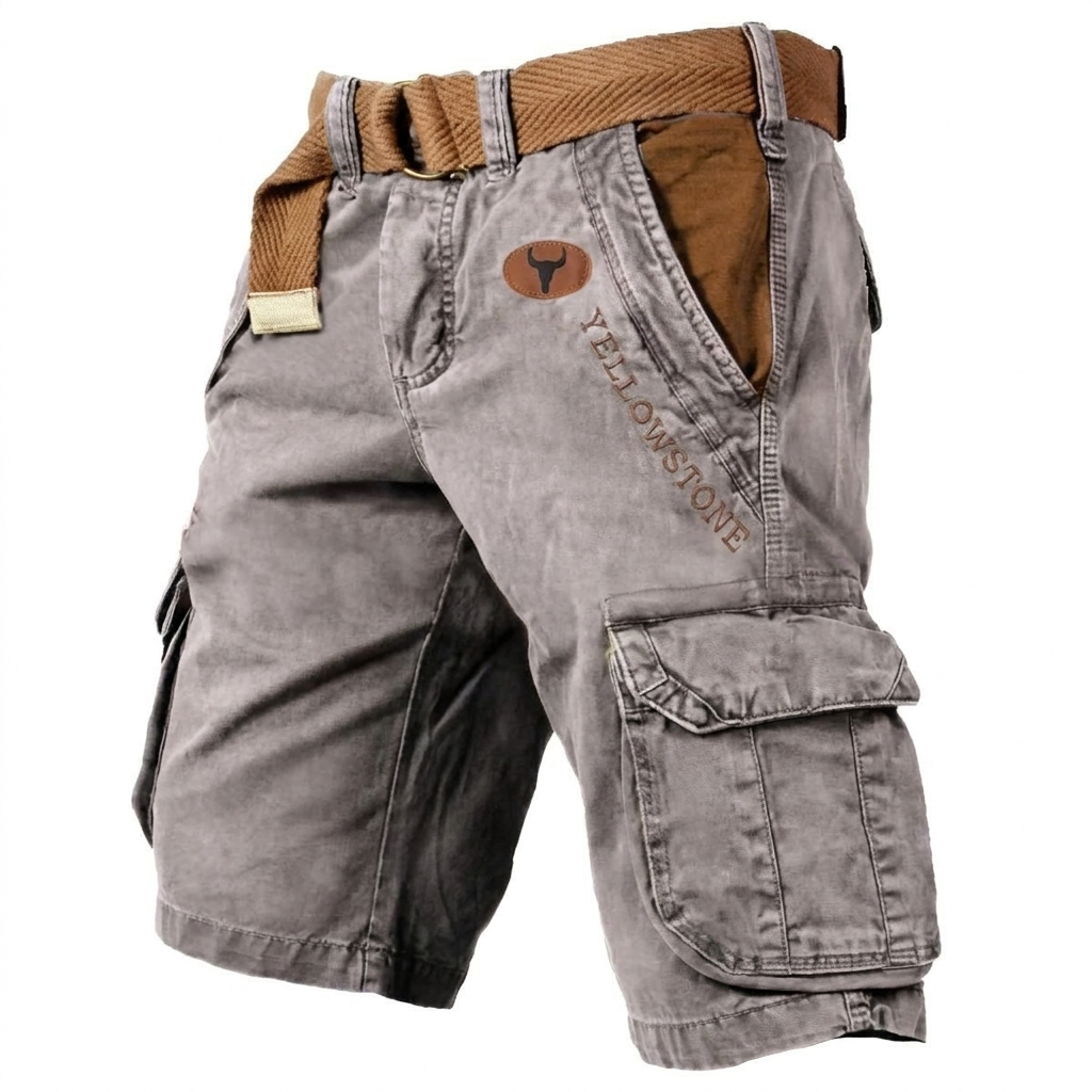 Menns løse sportsshorts for komfortabel trening og fritid.