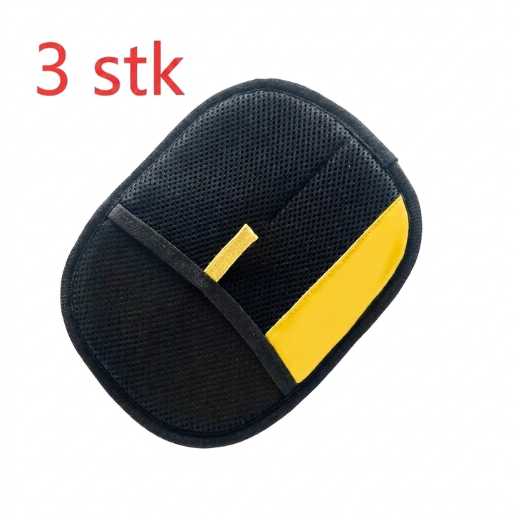 Detaljbilde av den innovative rengjøringsverktøyet for dyrehår, perfekt for møbler og tepper.