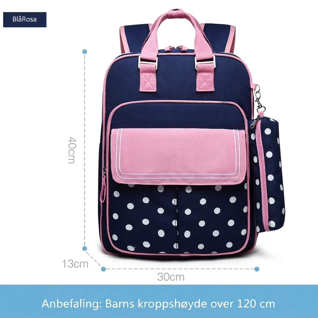 Robust Munter ryggsekk for gutt, med plass til alt. Slitesterk sekk for barn, perfekt for skole og utendørs lek.