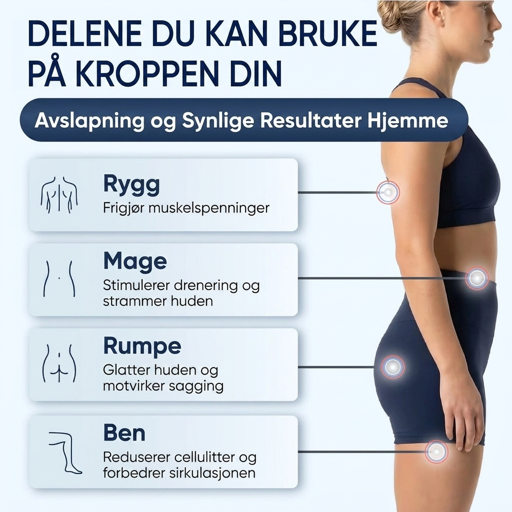 Meridian- & Fasciabørste: Alt-i-ett Massasje for Dyp Avslapning