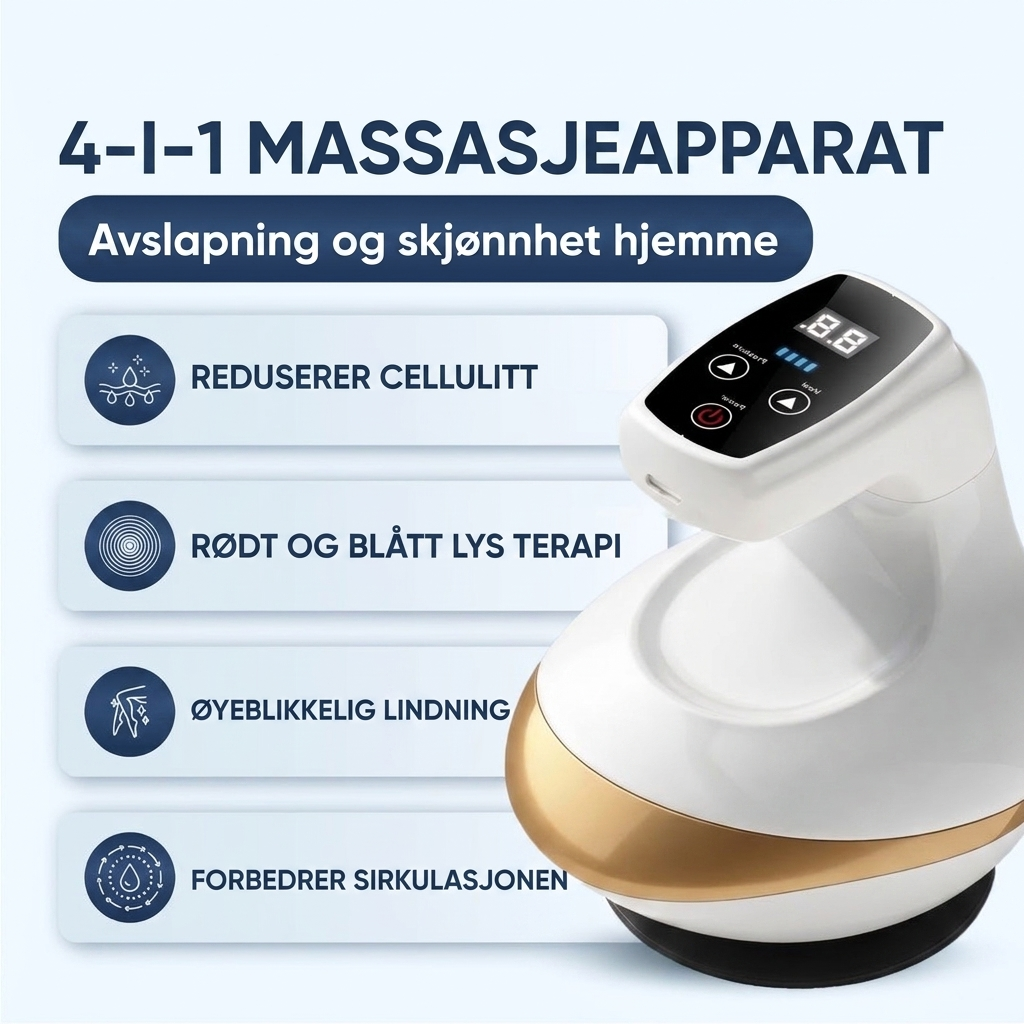 Meridian- & Fasciabørste: Alt-i-ett Massasje for Dyp Avslapning