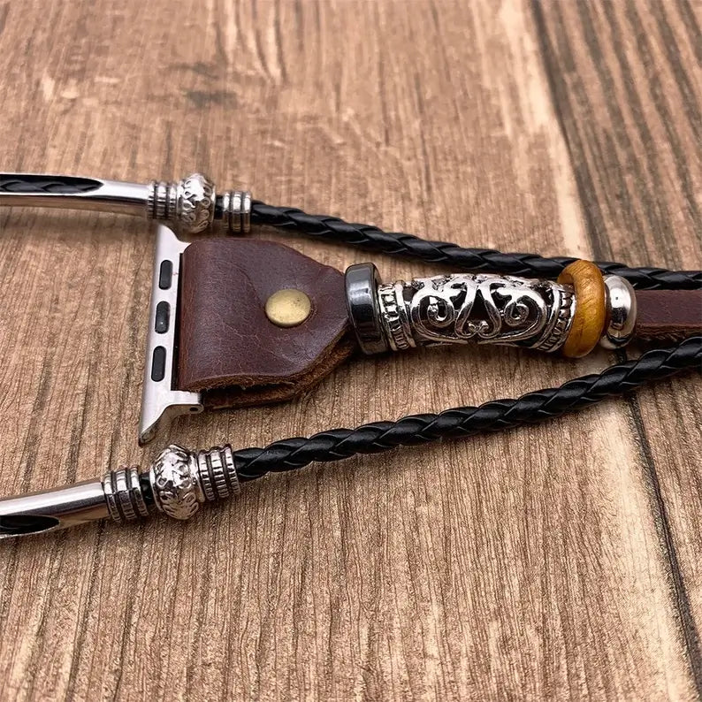 Eksklusiv vintage skinnreim til Apple Watch. En elegant og tidløs klokkereim for stilbevisste brukere.