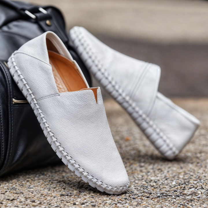 Klassiske herre loafers med robust såle for godt grep. Komfortabel og slitesterk hverdagssko.