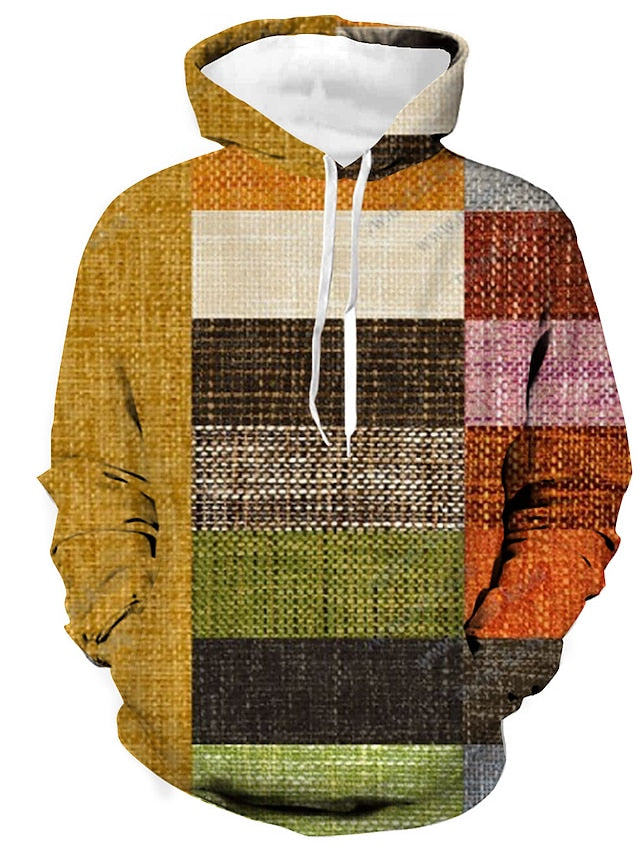 Komfortabel herre hettegenser i casual design; ideell varm genser for allround bruk om vinteren.