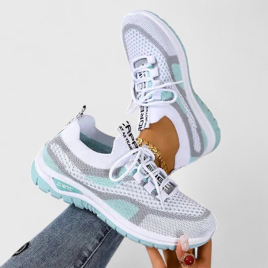 Lette ortopediske joggesko for damer, perfekt for turer og fritidsbruk, med god demping.