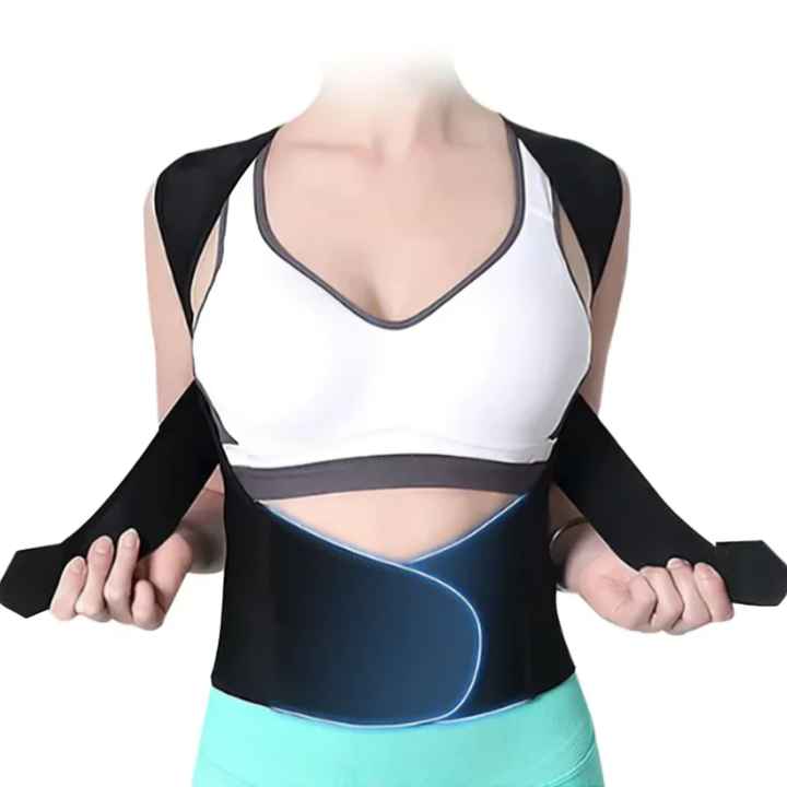 Ergonomisk støttebelte for holdning, unisex. Hjelper med å opprettholde en sunn kroppsholdning hele dagen.