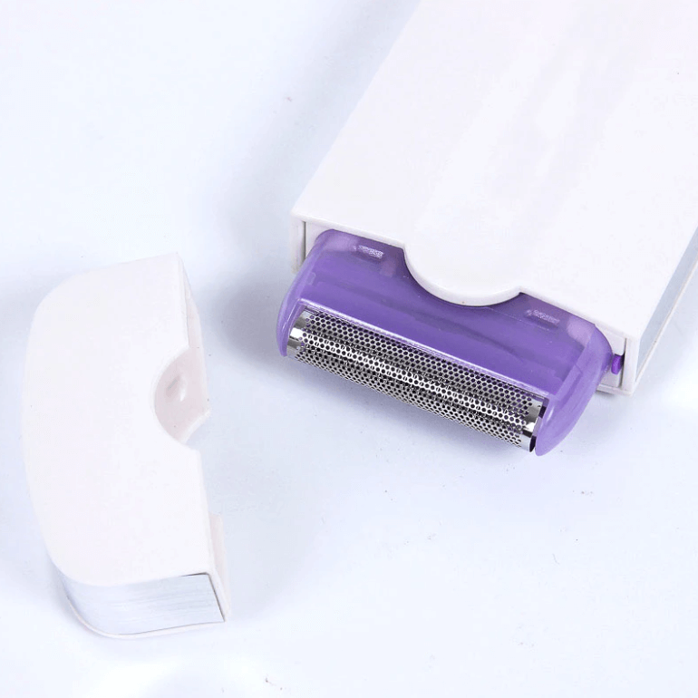 Kompakt epilator lasersett for effektiv og skånsom hårfjerning på kropp og ansikt. Unisex hudpleie.