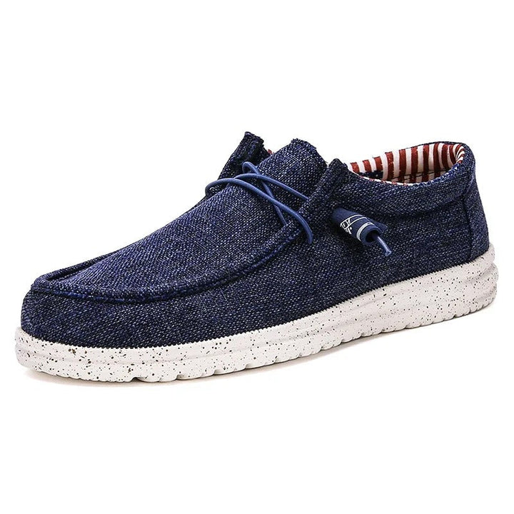Casual menns snøre-loafers for fritid, gir optimal komfort og stabilt grep med plattformsålen.
