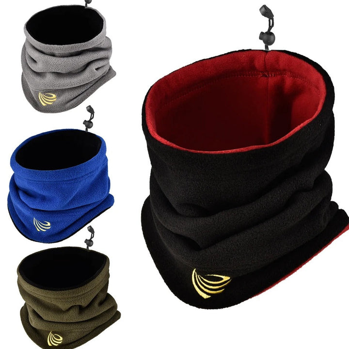 Varm unisex halsvarmer for vinterfotturer og camping, gir ekstra komfort i kulden.