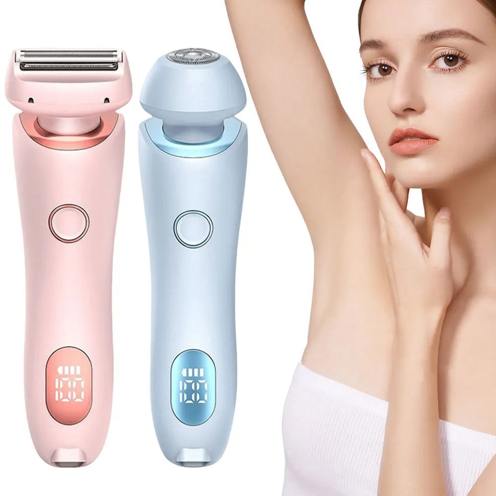 Multifunksjonell epilator for kvinner med utskiftbare hoder for hårfjerning og glatt hud.