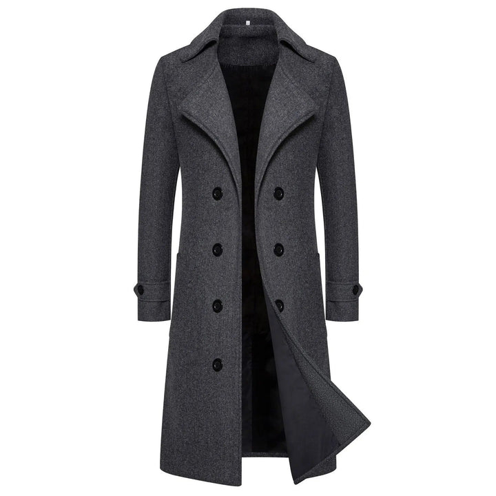 Slim fit trenchcoat for menn i tidløs stil. Elegant jakke og vindjakke for den motebevisste.
