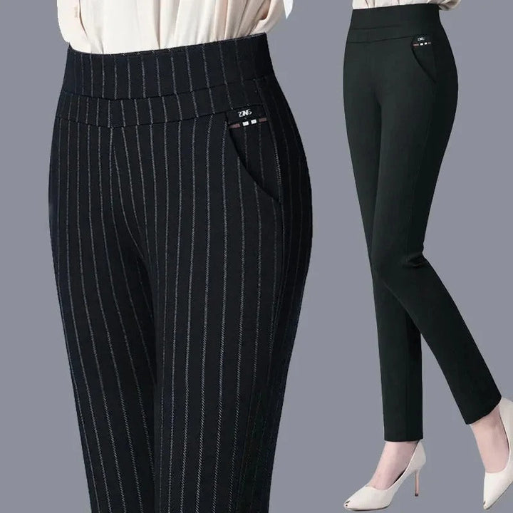 Trendy skinny bukser for kvinner, varme og komfortable til både høst og vinter.