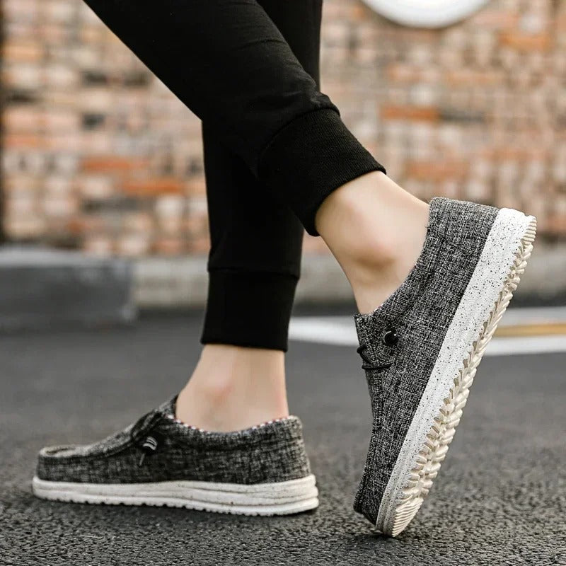 Stilige loafers for menn med snøring, maksimal komfort, ideelle fritidssko med casual look.