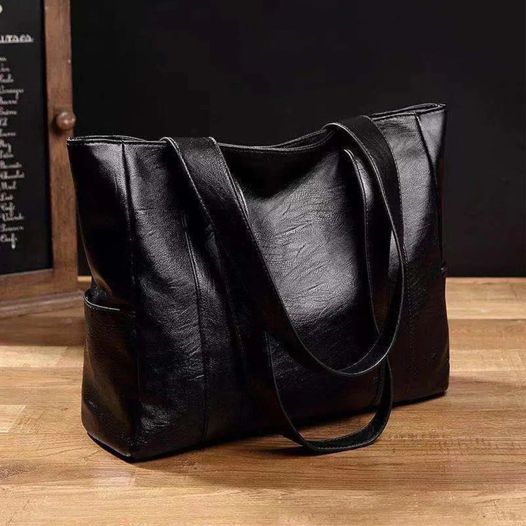Kvinner's vintage skulderveske, stor kapasitet, elegant og tidløs design for den moderne kvinne.